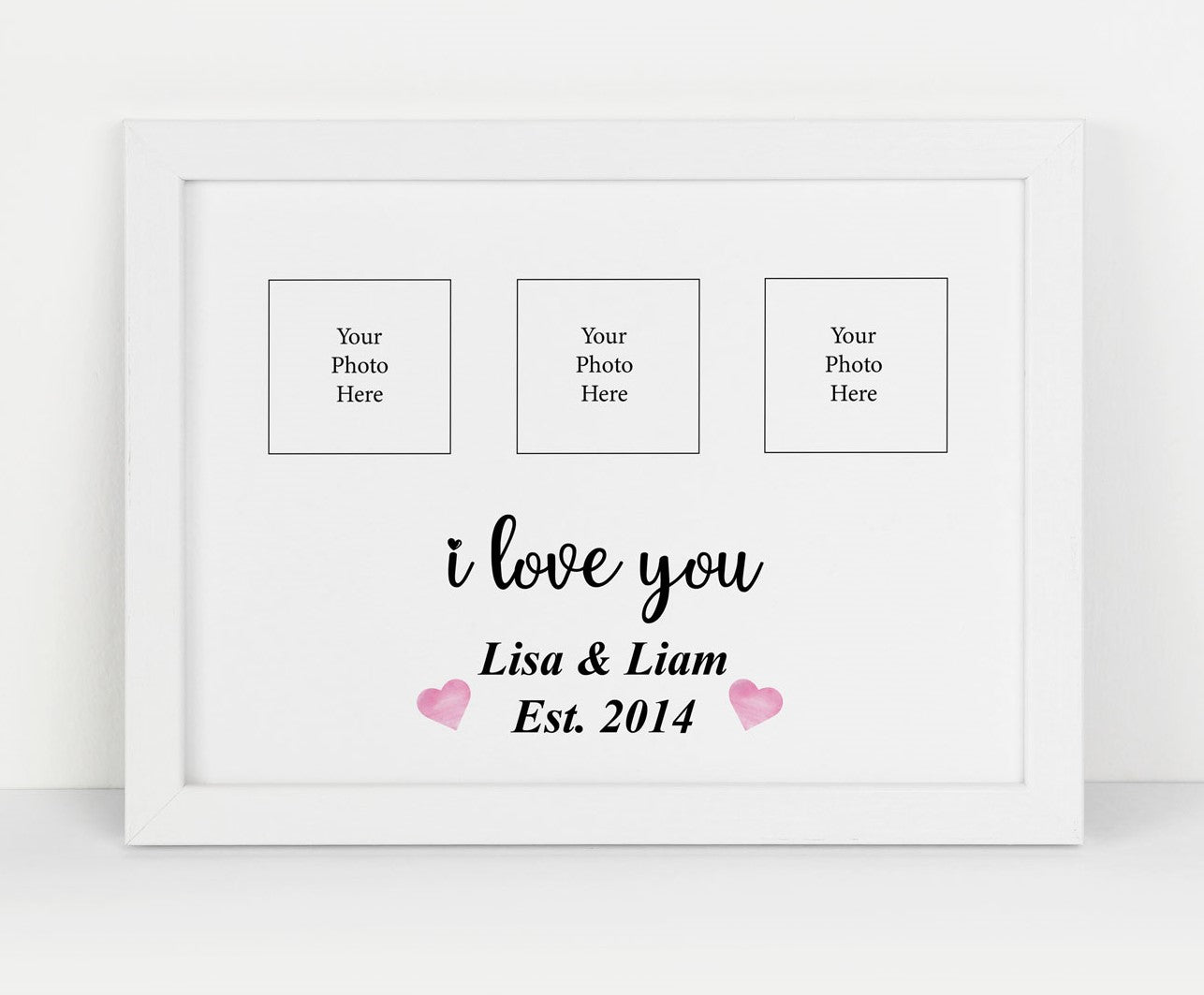 I Love You - Framed Gift - Bespoke Gifts