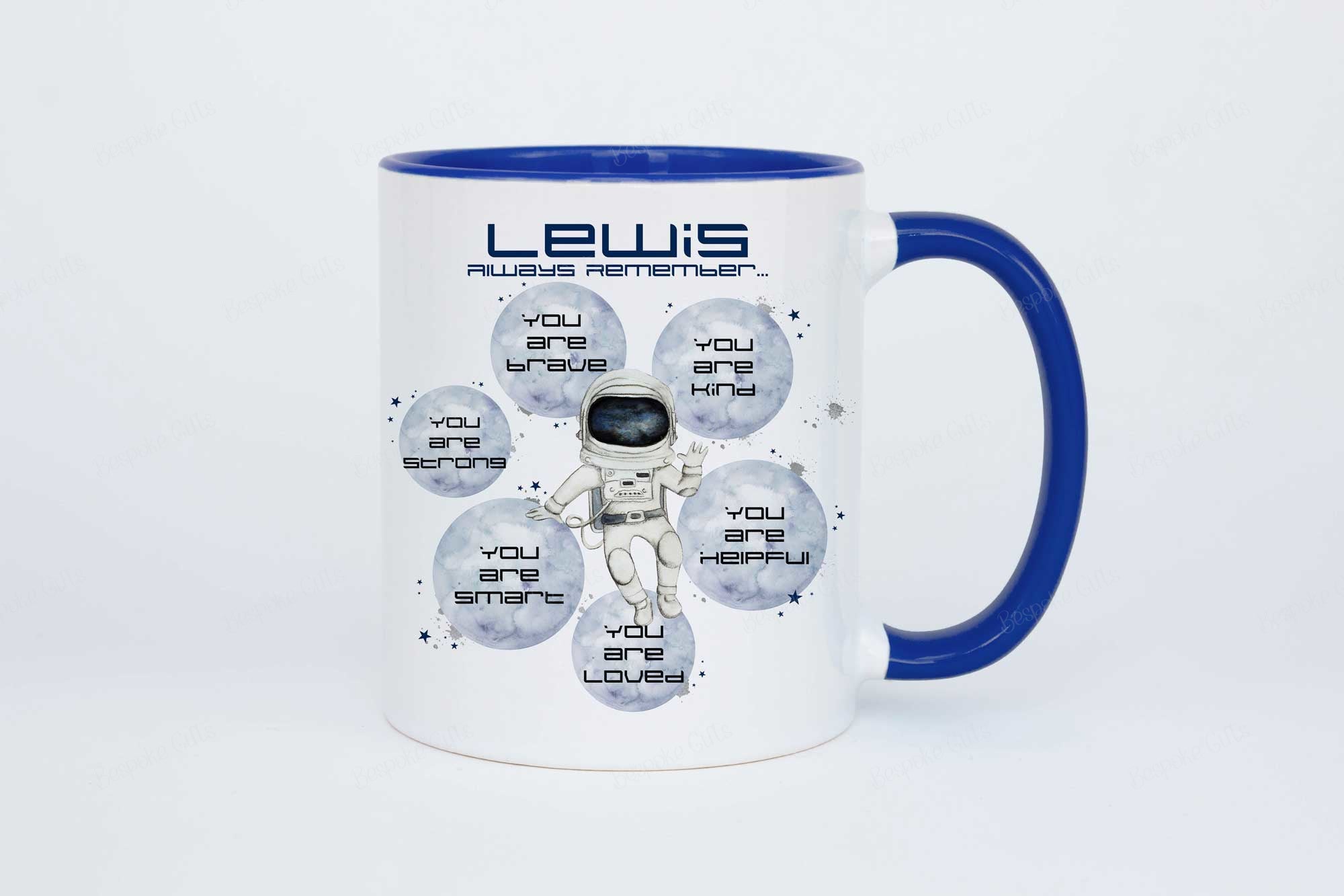 Personalised Spaceman Affirmations Mug - Inspire Young Astronauts
