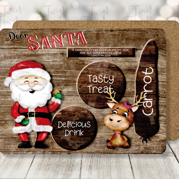 Personalised Santa Treat Board