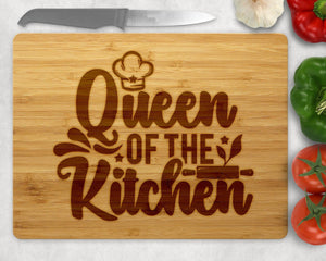 Queen of the Kitchen chopping board