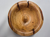 Close-up of Handcrafted Spalted Elm Ring Holder