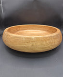 Hand-turned wood serving bowl
