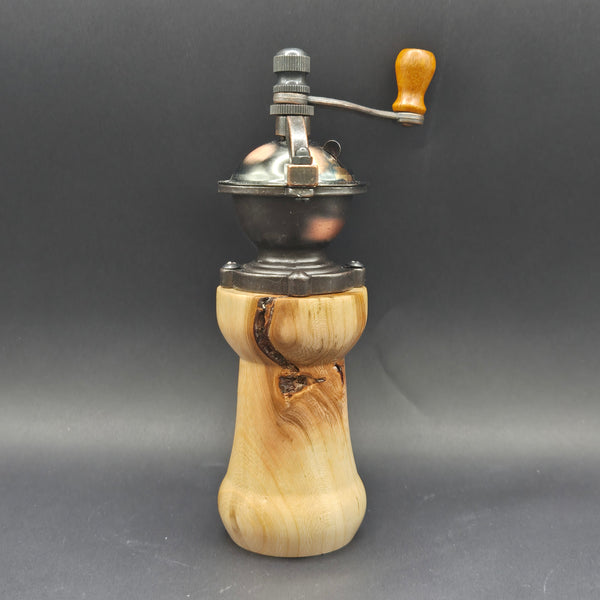 Handmade Irish Cherry Wood Pepper Mill