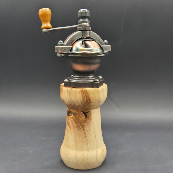 Handmade Irish Cherry Wood Pepper Mill