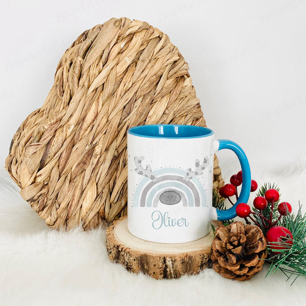 Personalised Christmas Reindeer Mug