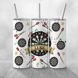 Personalised 20oz Darts Tumbler bottle