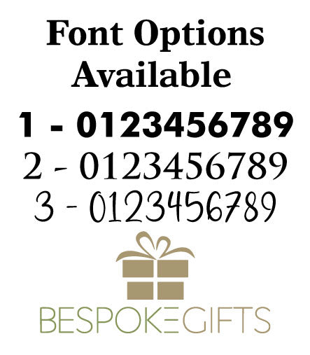 Heritage Slate - Personalised Door Number Plaque