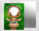 Days until Christmas Reindeer Countdown sign