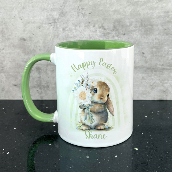 Happy Easter bunny mug