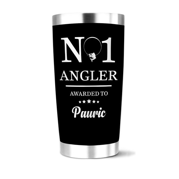 No1 Angler Gift: Engraved Metal Hip Flasks and Thermos Flasks