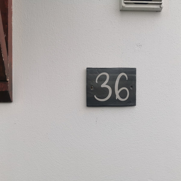 Heritage Slate - Personalised Door Number Plaque
