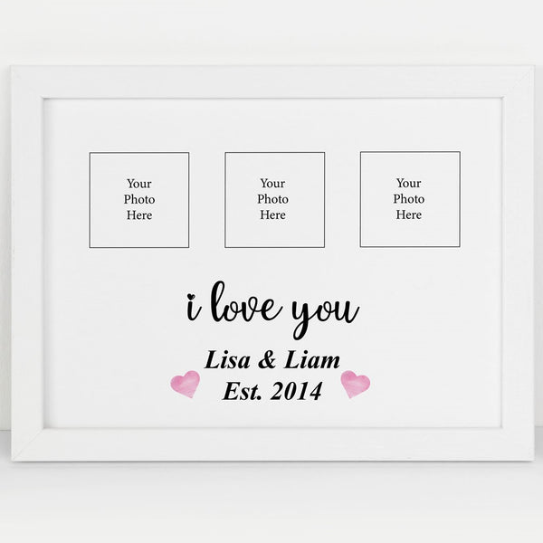 I Love You - Framed Gift - Bespoke Gifts
