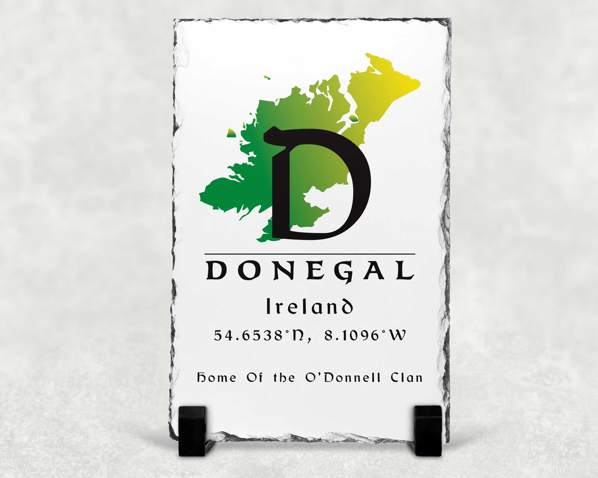 Donegal Heritage Art Print - Irish Home Decor with Coordinates