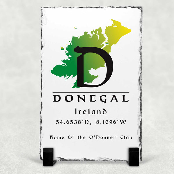 Donegal Heritage Art Print - Irish Home Decor with Coordinates