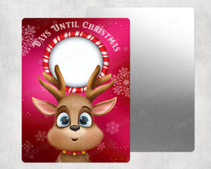 Days until Christmas Reindeer Countdown sign