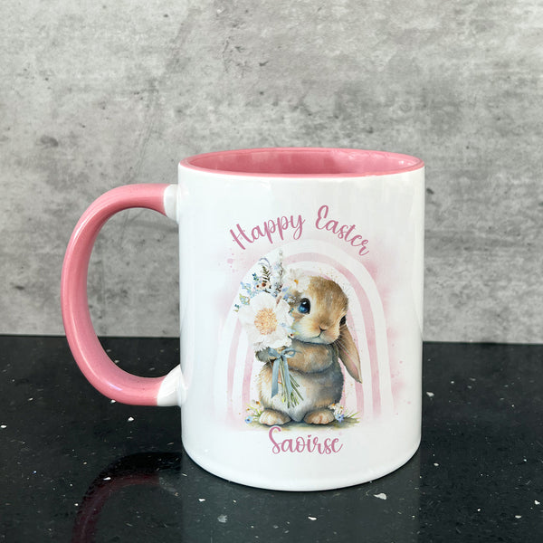 Happy Easter bunny mug