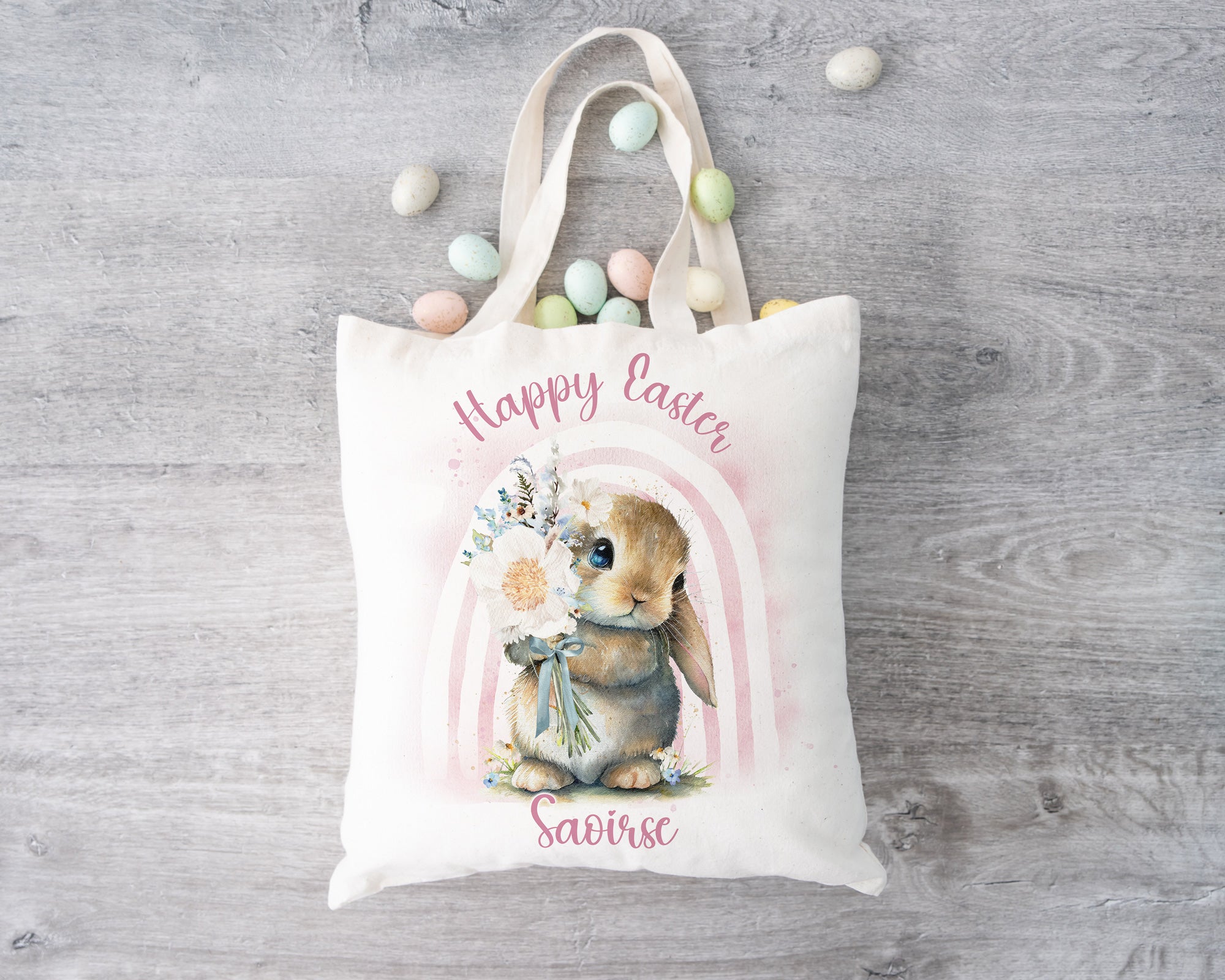 Personalised Bunny Easter Bag