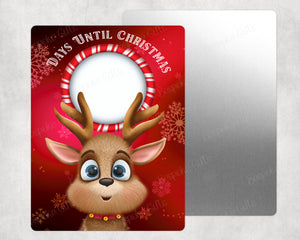 Days until Christmas Reindeer Countdown sign
