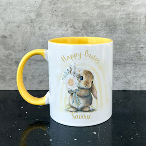 Happy Easter bunny mug