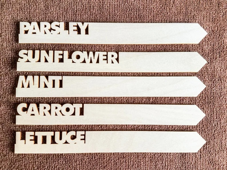 Wood Garden Stakes