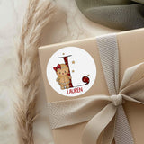 Personalised Christmas Gingerbread Stickers