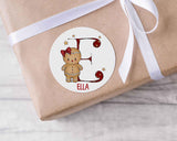 Personalised Christmas Gingerbread Stickers