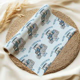 Personalised Christmas Tractor Wrapping Paper- Festive Farm Gift Wrap