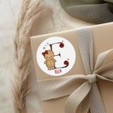 Personalised Christmas Gingerbread Stickers