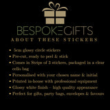 Personalised Christmas Gingerbread Stickers