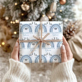 Personalised Christmas Reindeer wrapping paper- Festive gift wrap - Kids Christmas - Custom gift paper