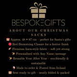 Personalised Christmas Santa Sack – Special Delivery from Santa - Custom Gift Sack - Christmas Eve Bag