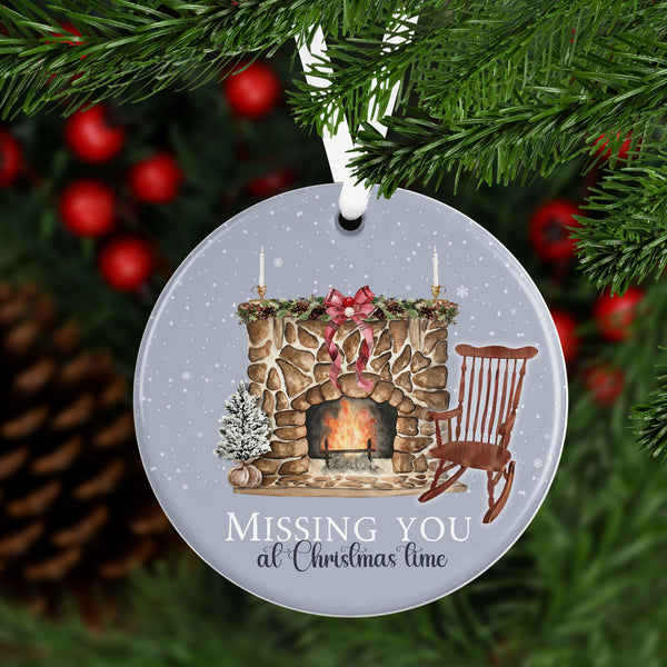 Missing you at Christmas Time chair Christmas Decoration
