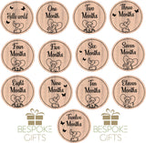 Precious Moments - Personalised Baby Milestone Disc Set