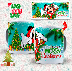 Disney Style - Christmas Mugs - Twin Town Crafts