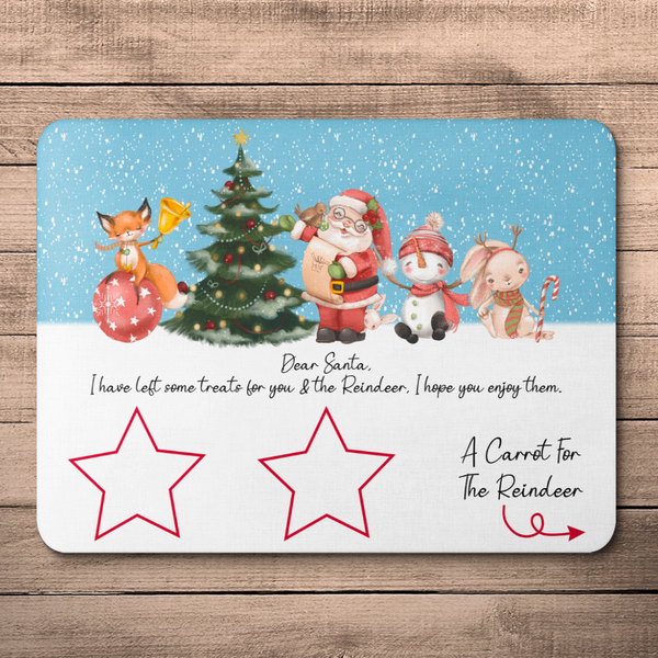 Santa and Friends Christmas Treat board