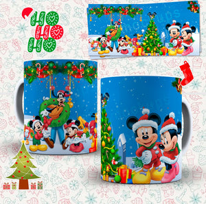 Disney Style - Christmas Mugs - Twin Town Crafts