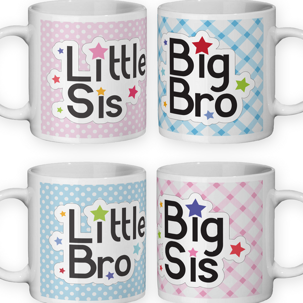 Sibling mugs - Twin Town Crafts