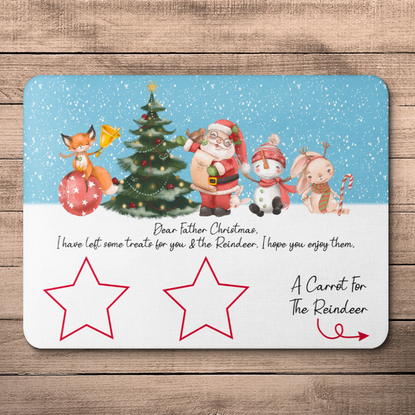 Santa and Friends Christmas Treat board
