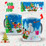 Disney Style - Christmas Mugs - Twin Town Crafts