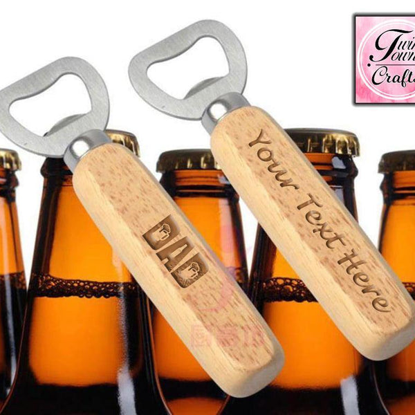 Wooden Bottle Opener - Twin Town Crafts