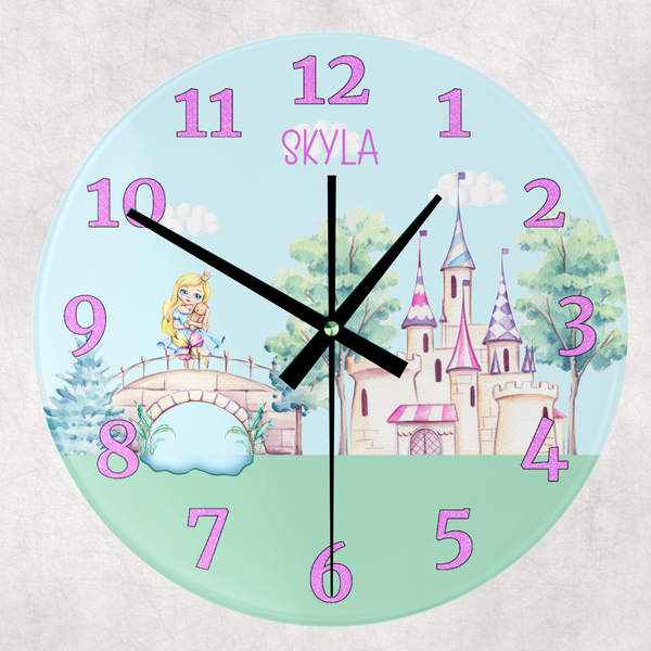 Personalised Princess Clock