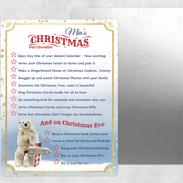 Arctic Christmas fun checklist - Twin Town Crafts