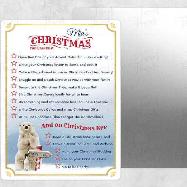Arctic Christmas fun checklist - Twin Town Crafts