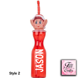 Personalised Elf Bottle - Twin Town Crafts