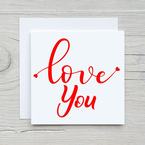 Love You card