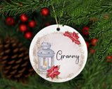 Memorial Christmas Lantern tree decorations (Pink & Blue)