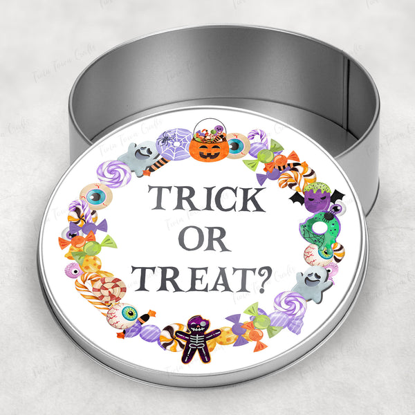 Halloween Trick Or Treat Tin