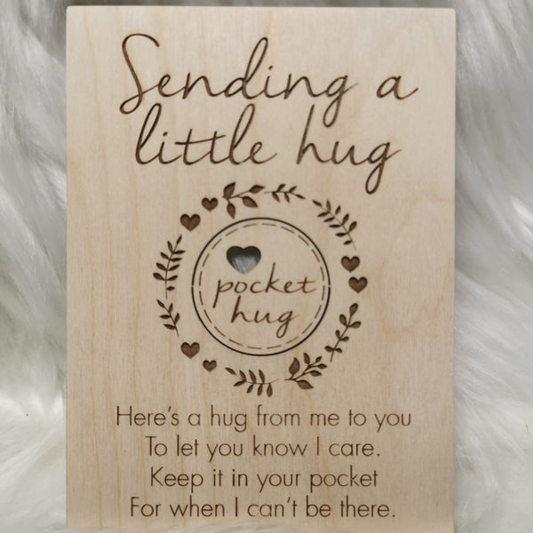 Laser Engraved wooden Valentines cards