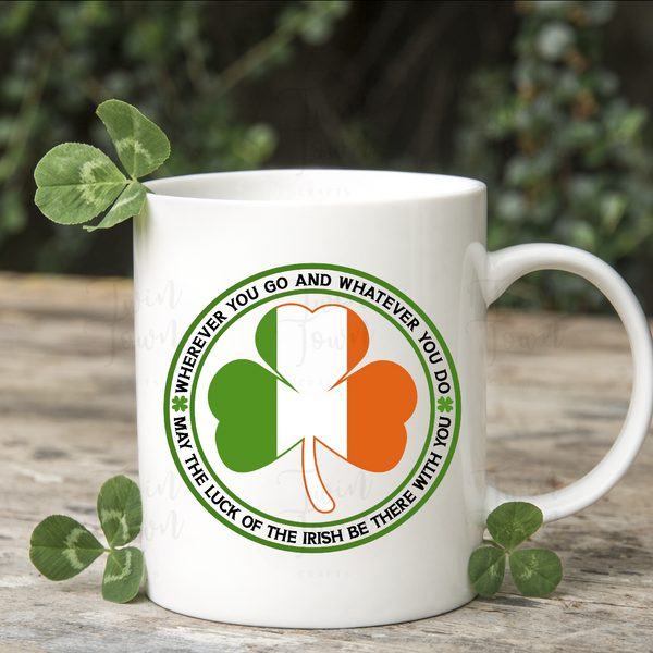 May the luck of the Irish be there with you Mug - Twin Town Crafts