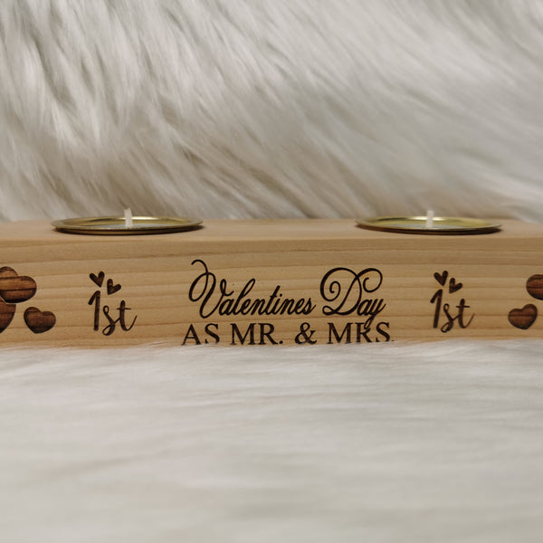 First Valentines Candle